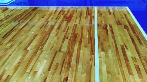 Low angle view of wooden structure