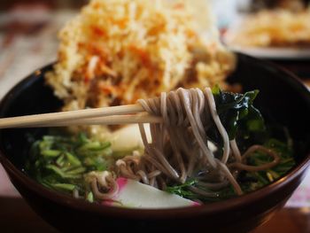 Close-up of food in bowl