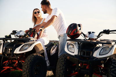 Atv Man Woman