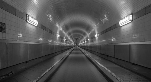 The old elbtunnel in hamburg