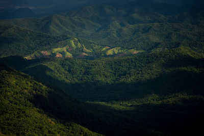 High angle view of landscape