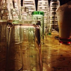 Close-up of drink on table