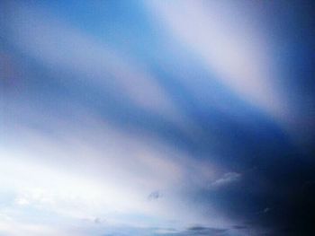 Low angle view of blue sky