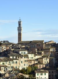 View of buildings in city