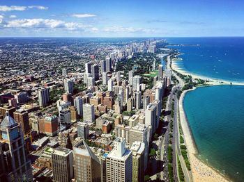 Aerial view of cityscape