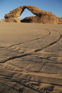 Scenic view of rock formation