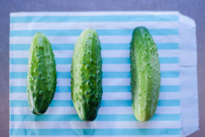 Close-up of green beans against white background