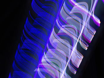 Light painting at night