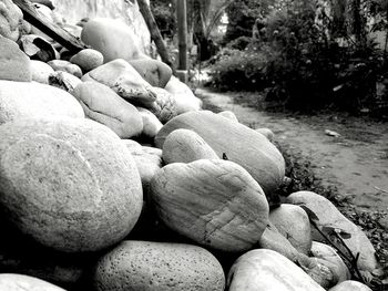 Close-up of pebbles