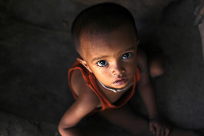 Portrait of young woman