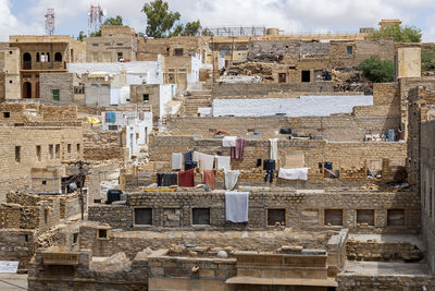 View of old building in city