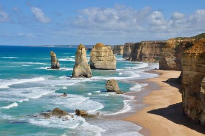 Panoramic view of sea against sky