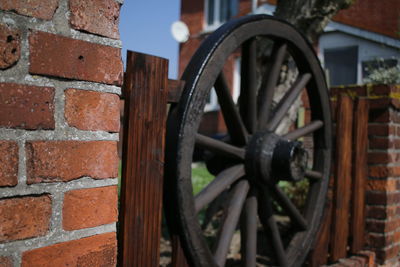 Close-up of brick wall