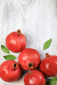 Close-up of tomatoes on table