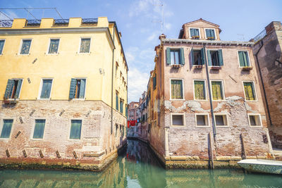 Boats in canal