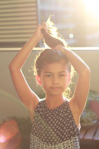 Portrait of a smiling girl