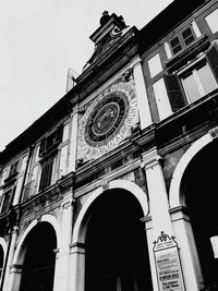 Low angle view of building against sky