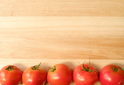 Close-up of tomatoes on table