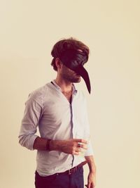 Woman looking at camera