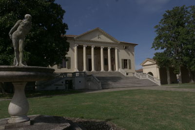 Facade of historic building