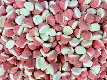 Full frame shot of pink heart shape