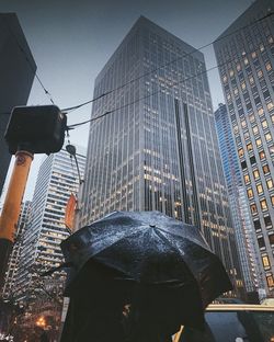 Low angle view of skyscrapers