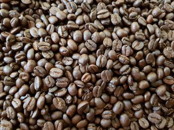 Full frame shot of coffee beans