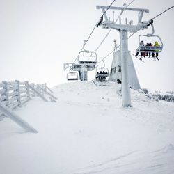 Snow covered landscape