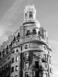 Low angle view of building against sky