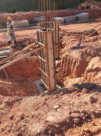 View of construction site