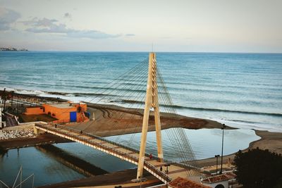 Bridge against sea