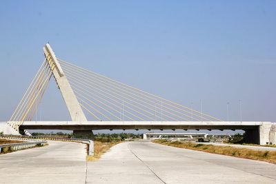 Bridge against clear sky