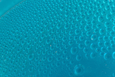 Close-up of bubbles in water