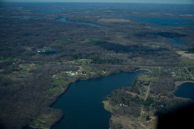 Aerial view of sea