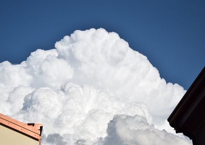 Low angle view of cloudy sky