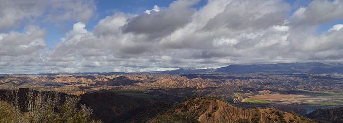 Panoramic view of landscape against sky