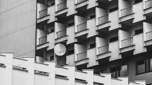 Low angle view of building in city