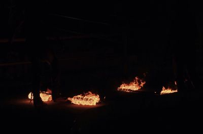 Bonfire in the dark