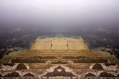 Pier on lake