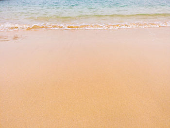 High angle view of beach