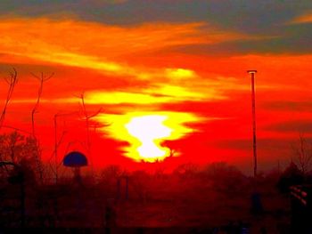 Scenic view of sunset sky