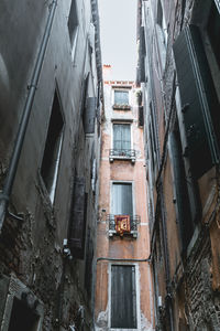 Low angle view of residential buildings