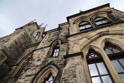 Low angle view of historic building