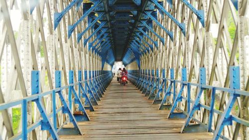 Man working in corridor