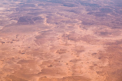 High angle view of land