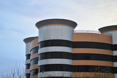 Low angle view of building against sky