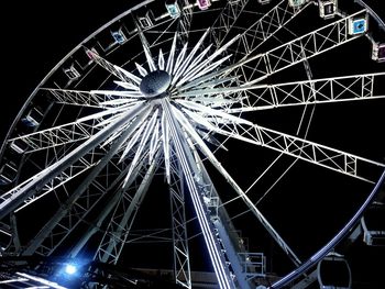 Low angle view of ferris wheel