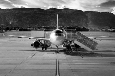 Airplane on airport 