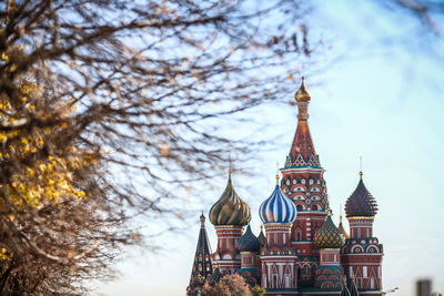 Low angle view of saint basil's cathedral