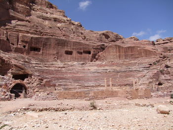 View of old ruins